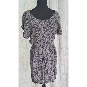 Xhilaration Dress; Lavender with Blue Dots